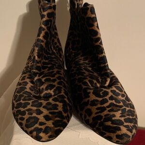 Born Leopard Print Ankle Booties